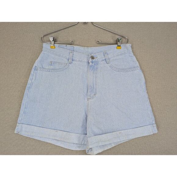 Vintage Riders Denim Jeans Shorts Size 14M High Waisted USA -0925F144 - Picture 1 of 7